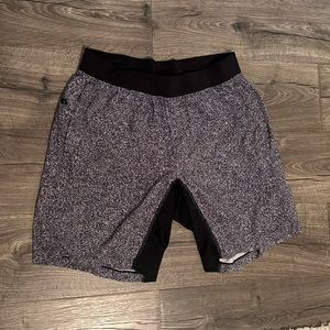 Gray Lululemon Shorts with liner
